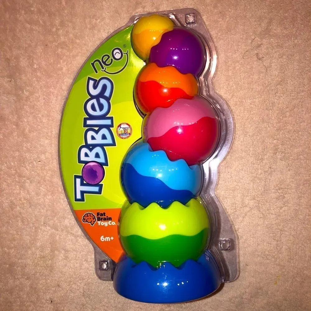 New In Package Infant 6M+ Fat Brain Toy Company Tobbles Neo Educational Toy